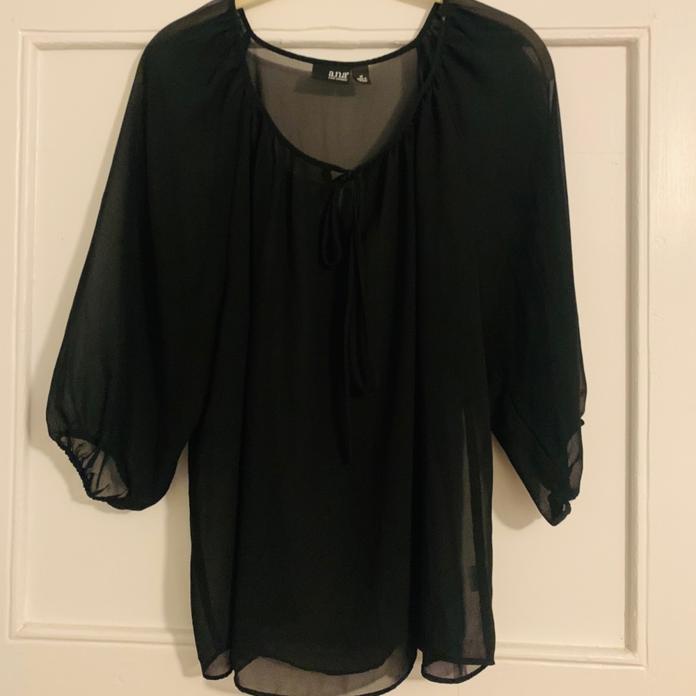 Sheer blouse